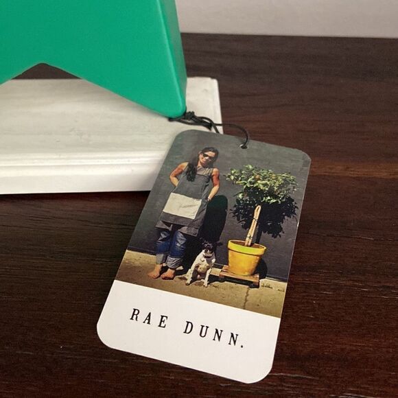 Rae Dunn  Metal Lucky Star ⭐️ green NWT - Picture 2 of 6